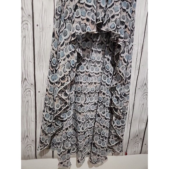 Show Me Your Mumu Dress Womens M Peacock Hi-Low Fairycore Whimsical Sheer New - Picture 3 of 9